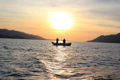 Pêcher le bar à soutenir