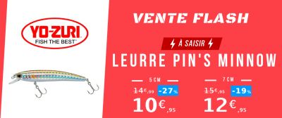 **VENTE FLASH** LEURRE PIN'S MINNOW : EQUIPEZ-VOUS POUR L'OUVERTURE DE LA TRUITE !