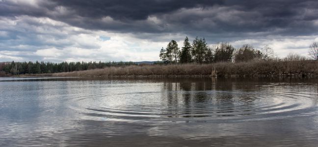 Pêcher par mauvais temps