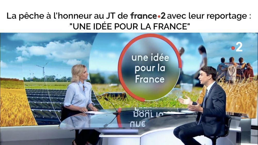 La pêche à la UNE du JT de France 2 ce lundi 3 Mai