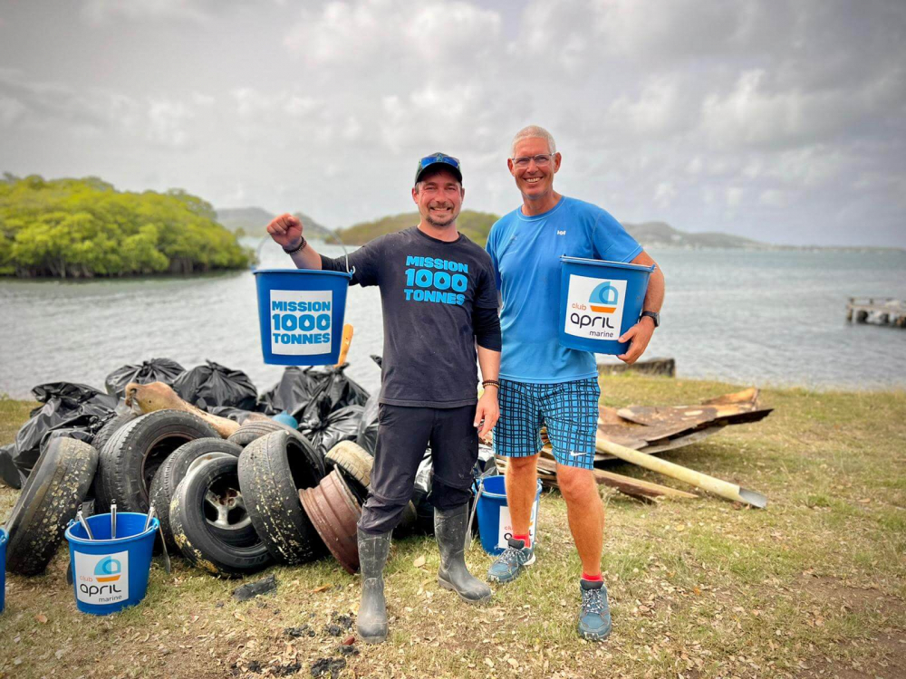 APRIL Marine collecte près d'une tonne de déchets en une journée
