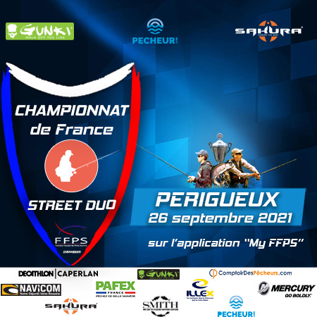 Championnat de France Streetfishing Duo FFPS manche de Périgueux