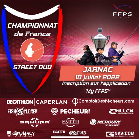CHAMPIONNAT DE FRANCE DE STREET-FISHING 2022 à JARNAC (16)