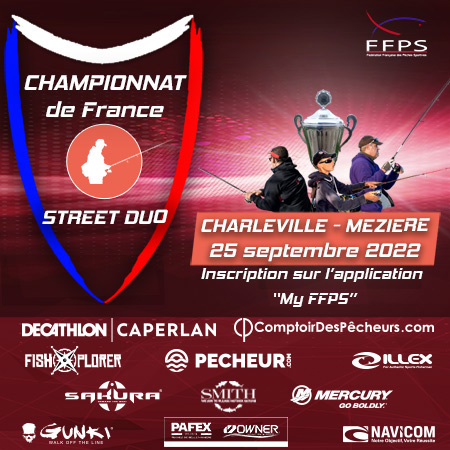 CHAMPIONNAT DE FRANCE DE STREET-FISHING 2022 à  CHARLEVILLE  MEZIERES (08)