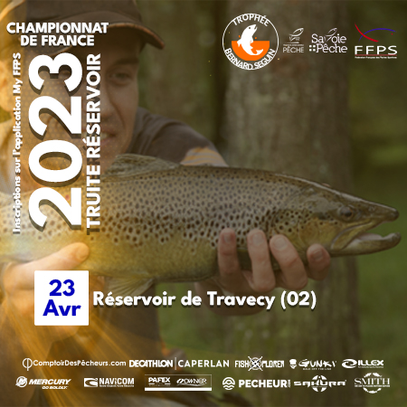 CHAMPIONNAT DE FRANCE 2023 TRUITE EN RESERVOIR  TRAVECY (02)