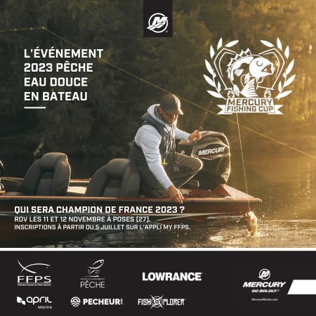 MERCURY FISHING CUP  Championnat de France Carnassiers Bateau 2023