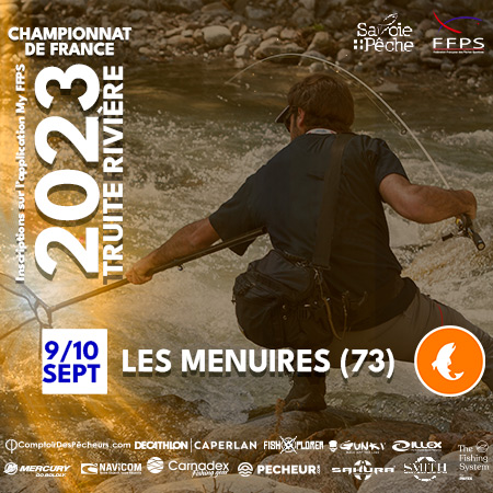 CHAMPIONNAT DE FRANCE TRUITE AUX LEURRES EN RIVIERE AUX MENUIRES (73)