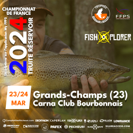 CHAMPIONNAT DE FRANCE 2024 TRUITES EN RESERVOIR GOUZON (23)