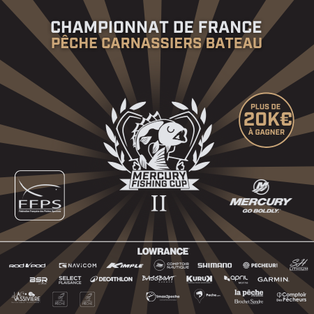 MERCURY FISHING CUP CHAMPIONNAT DE FRANCE CARNASSIERS BATEAU 2024