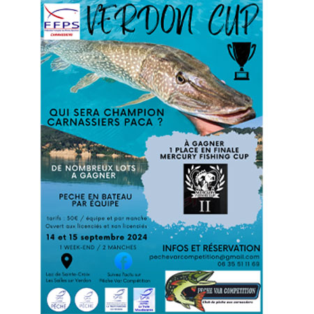 VERDON CUP bateau Lac de Sainte Croix