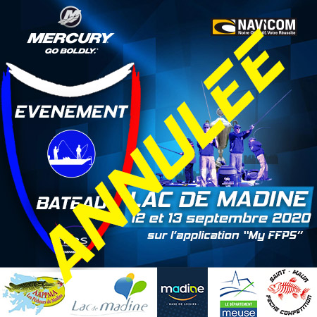 Annulée - épreuve événementielle Tournoi Ile de France Lac de Madine