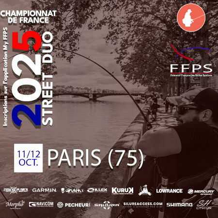 CHAMPIONNAT DE FRANCE DE STREET-FISHING 2025 à PARIS (75) 